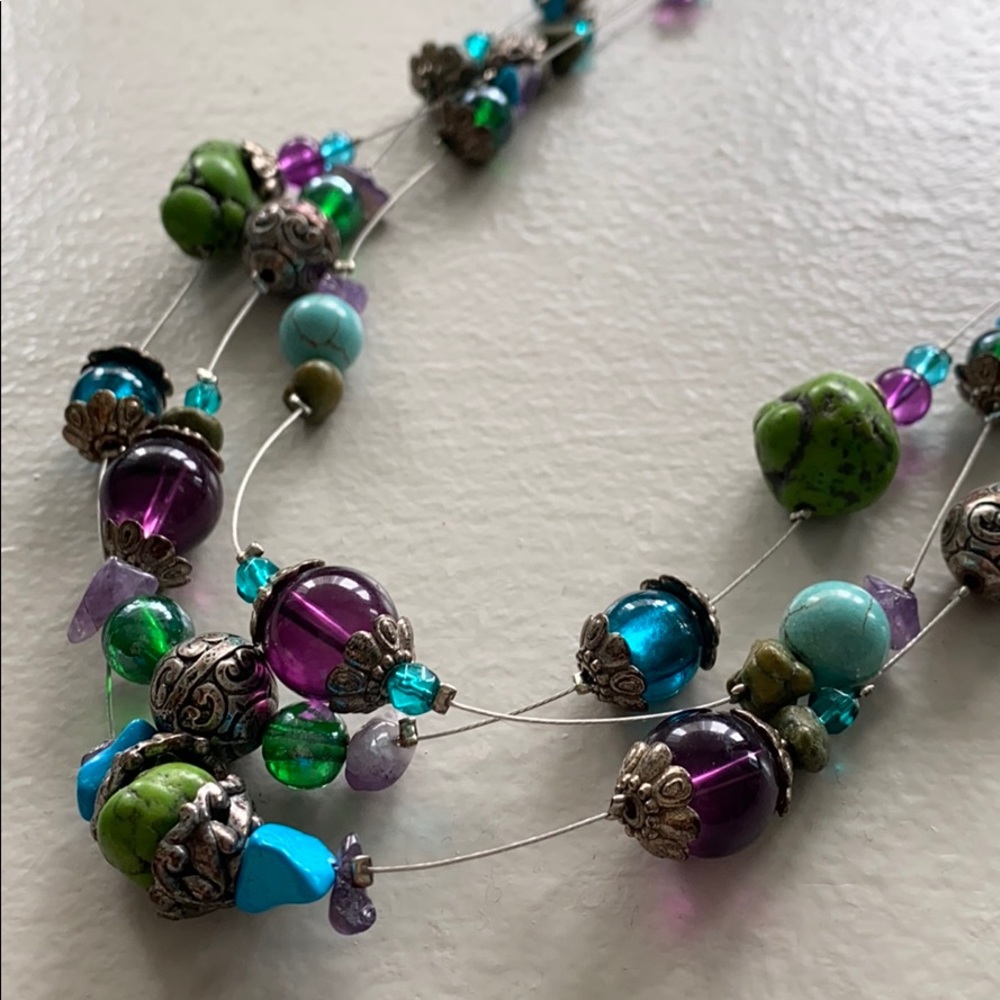 NWT three tier necklace